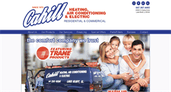 Desktop Screenshot of cahillheating.com