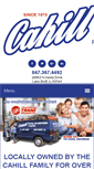 Mobile Screenshot of cahillheating.com